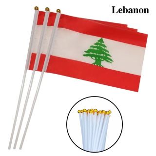 Lebanon flags 33x43cm