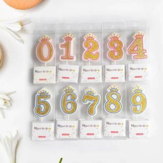 Prince Crown Candle Numbers 0-9