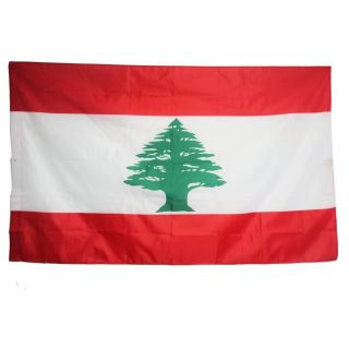 Lebanon flags 60x90cm