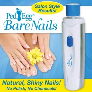 Ped Egg Bare Nails Electronic Nail Care System - Buff & Shine Nails